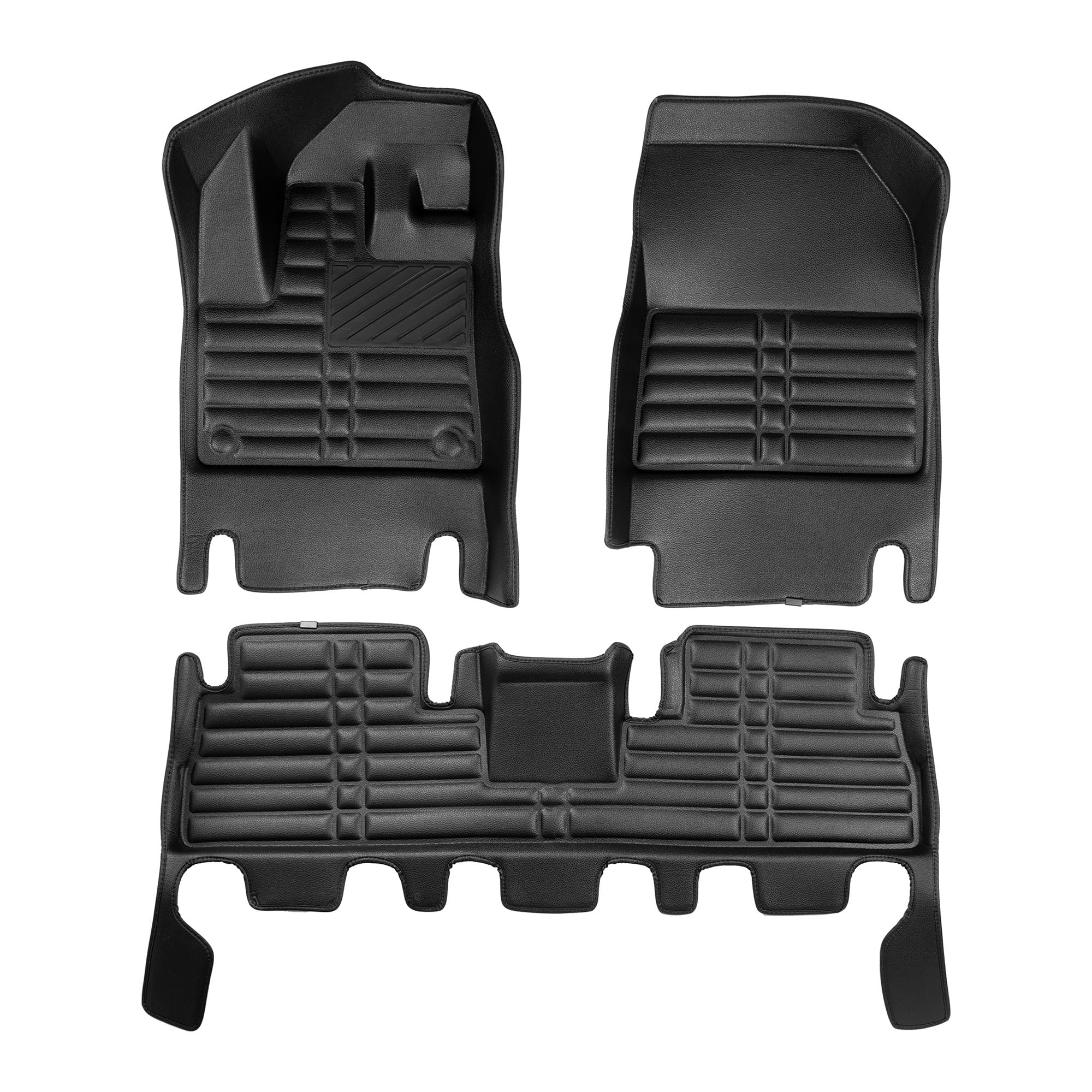 Tapis Caoutchouc 3D Sur Mesure Pour Opel Frontera électrique (2024-2025) - 4 Pièces - Protection Haute Bordure