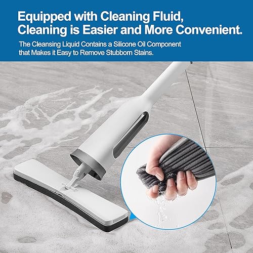 Miniatura 3 de Eyliden Trapeador de apartamento, fregona de esponja, especializada para espacios pequeños, mopas autoescurridoras para limpieza de pisos, mopa