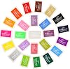 YPSelected 24 Colors Set of Ink Stamp Pad for Paper Wood Fabric for Rubber Stamps