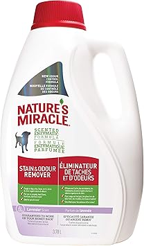Natures Miracle Stain and Odor Remover, Lavender Scent, 128 Fl Oz