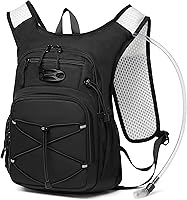 Wotony Ultra-Lightweight 12L Hydration Backpack with 2L/3L Leak-Proof Bladder for Hiking Cycling Running Men Women