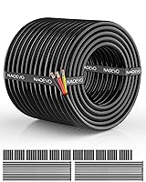 Vista 21 de NAOEVO Cable eléctrico de calibre 16, 2 conductores, cable de PVC trenzado de 16 AWG, bajo voltaje de 12 V/cobre estañado/cable flexible