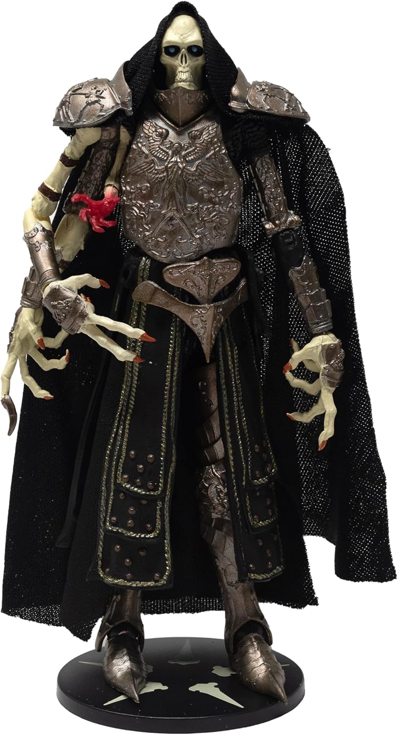 Boss Fight Studio Court of The Dead Demithyle Action Figure – Highly Articulate Collectible Figurine with Accessories Including Alternate Hands, Soft Goods Cape, and Giant Scythe – 4”