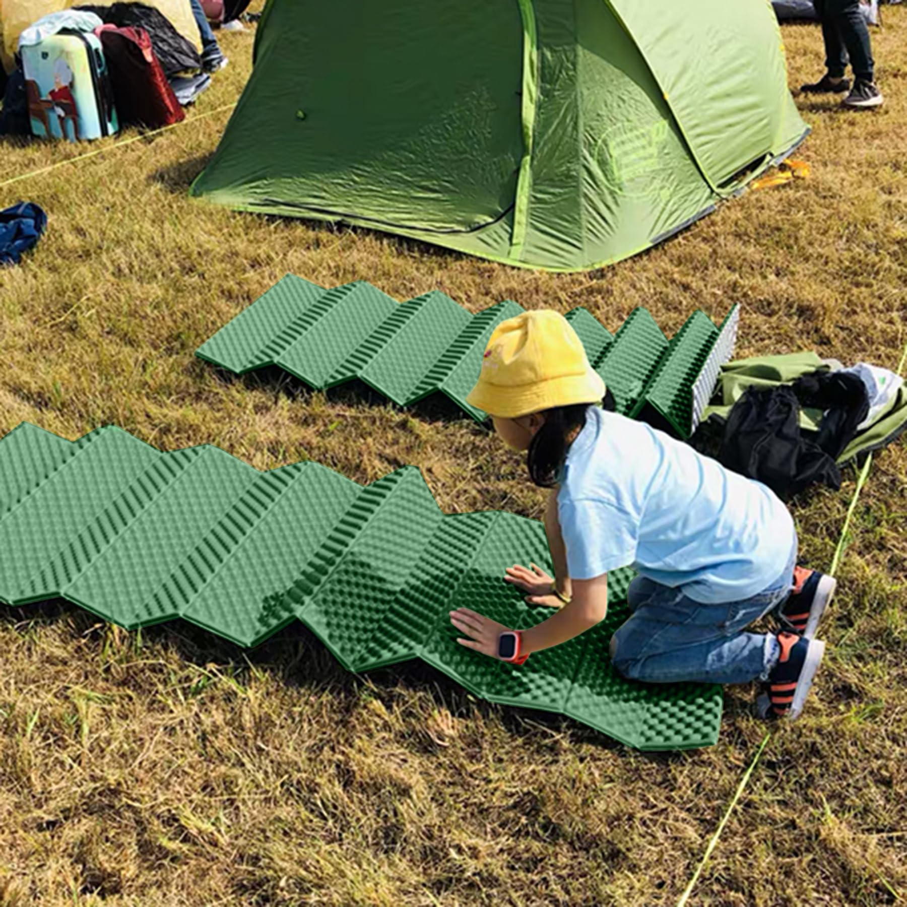 防水 収納袋 極厚25mm 超軽量 断熱 車中泊 キャンプ マット Amazon.co.jp: LEEPWEI キャンプ アウトドア レジャーマット 車