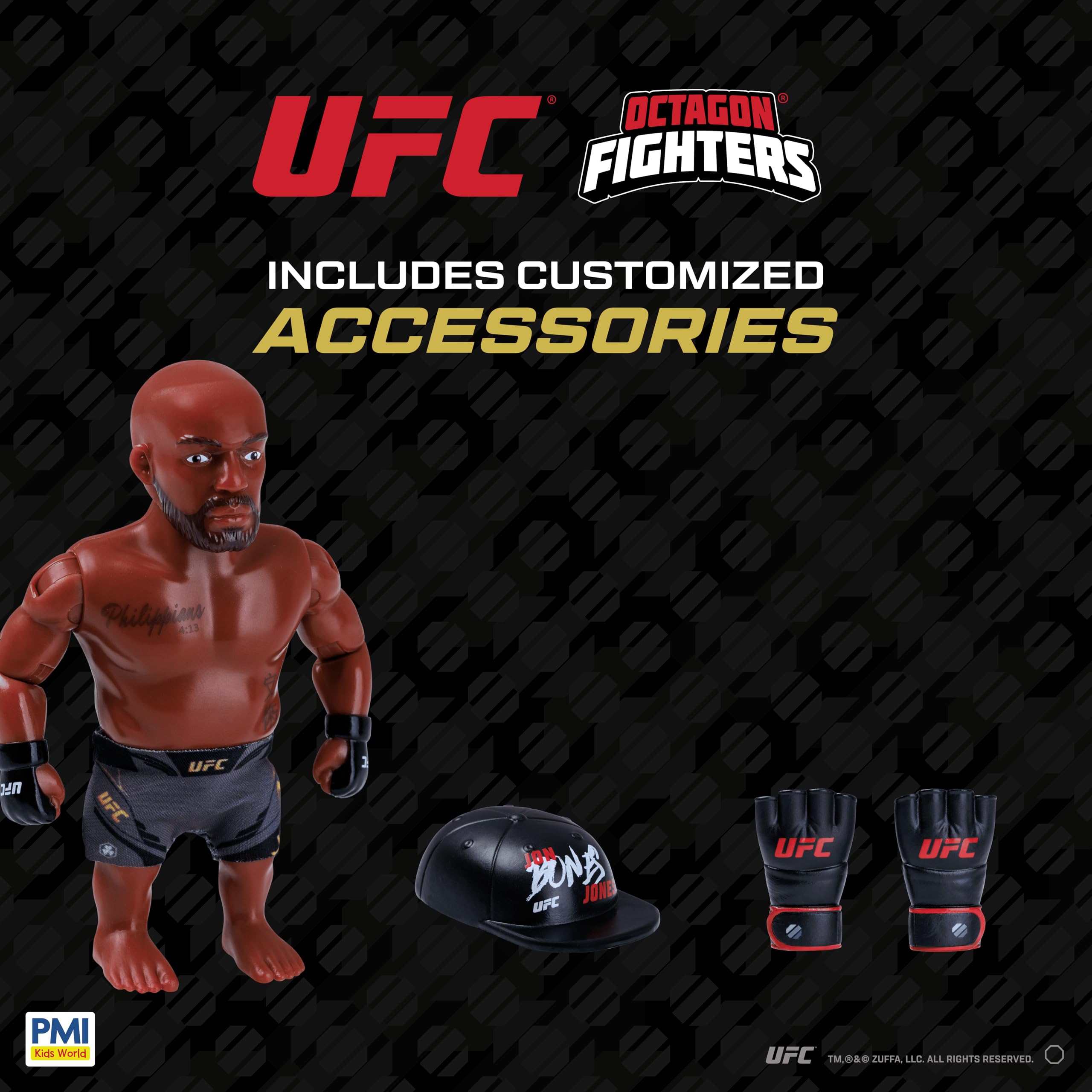 Amazon.com: UFC 4.5-Inch Articulated Action Figure – Jon Jones