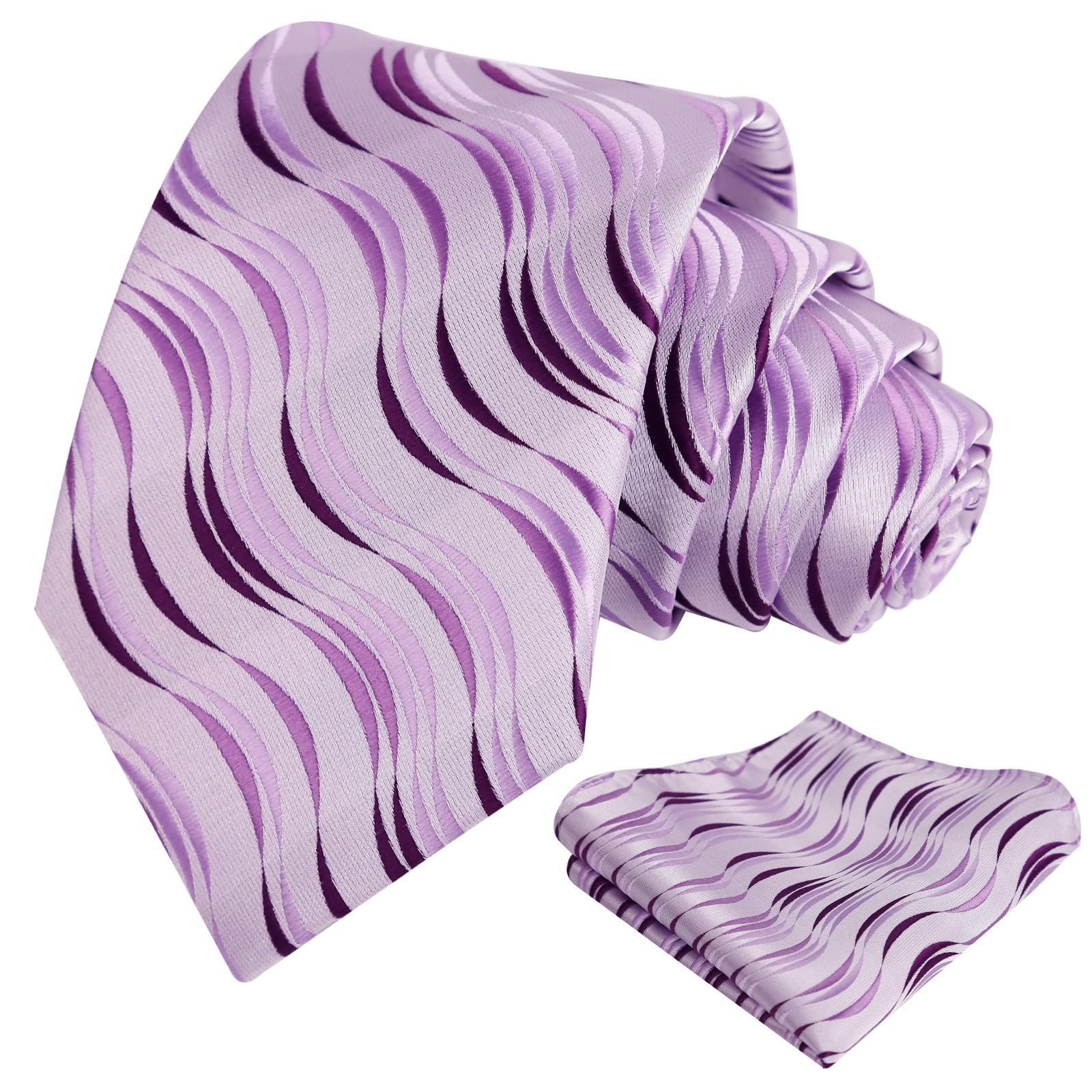 Alizeal Mens 3.15'' Gradient Novelty Tie Set with Pocket Square