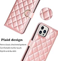 Vista 14 de Havaya Funda para iPhone 13 Pro Max y iPhone 12 Pro Max, cartera compatible con magsaf 2 en 1, desmontable magnética con tarjetero y ranura trasera