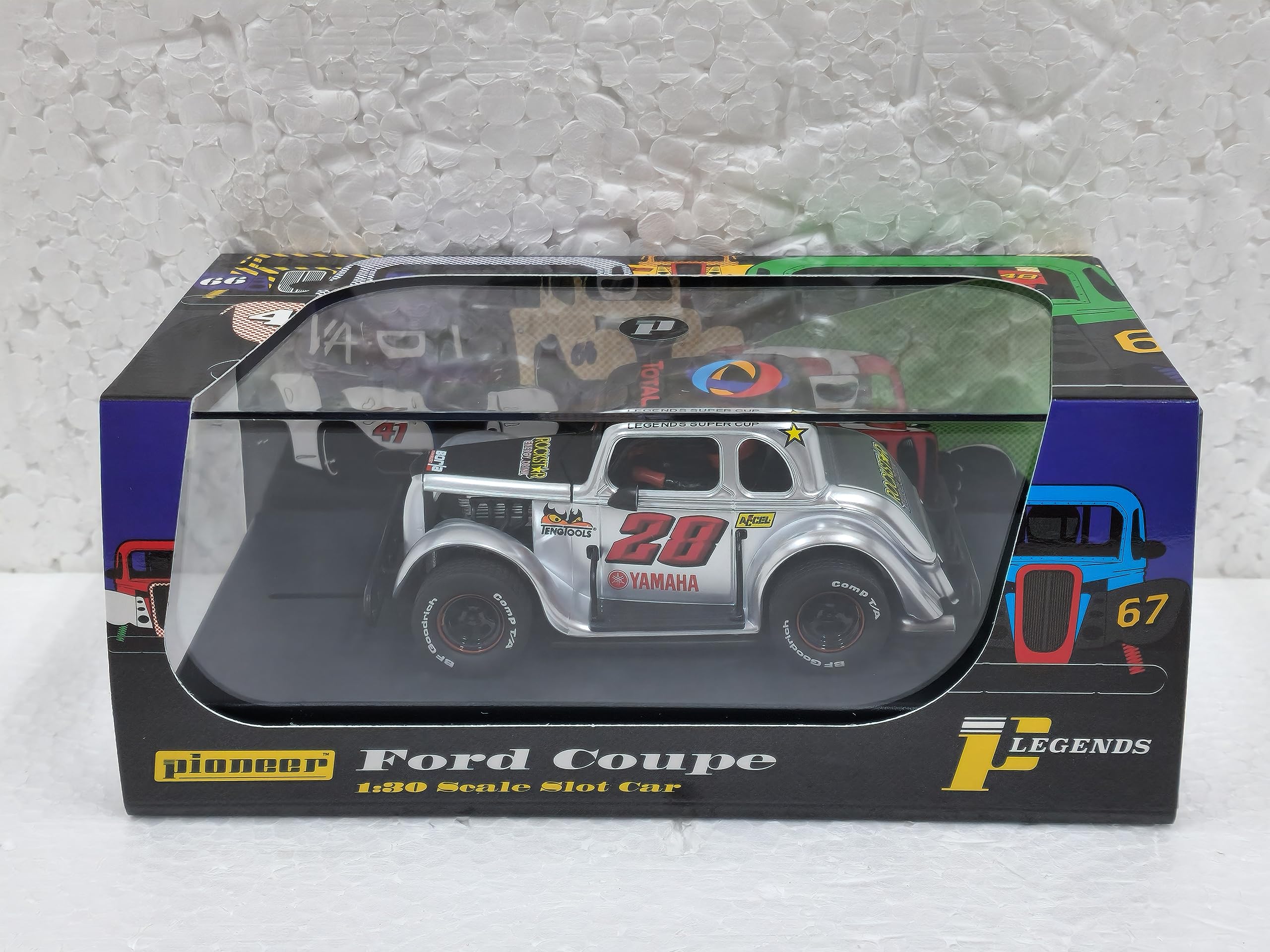 Amazon.com: Pioneer Legends Racer P127 '34 Ford Coupe Silver, #28