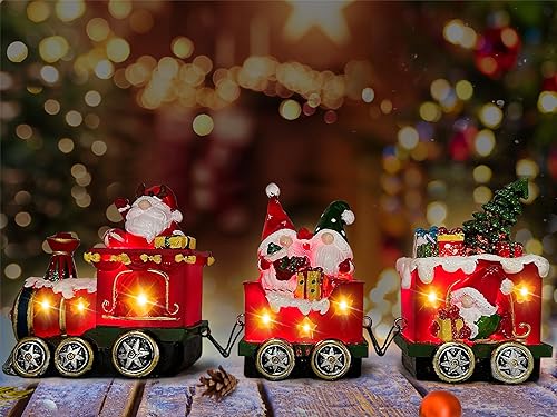 Miniatura 4 de Tren de decoración de Pascua, decoración LED de Pascua para mesa, mesa de centros de mesa iluminada de conejo, decoraciones de Pascua para el hogar,