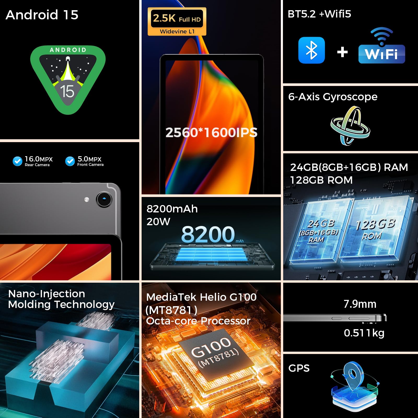 Amazon.co.jp: 【2026新登場 タブレット 10インチ Android 16