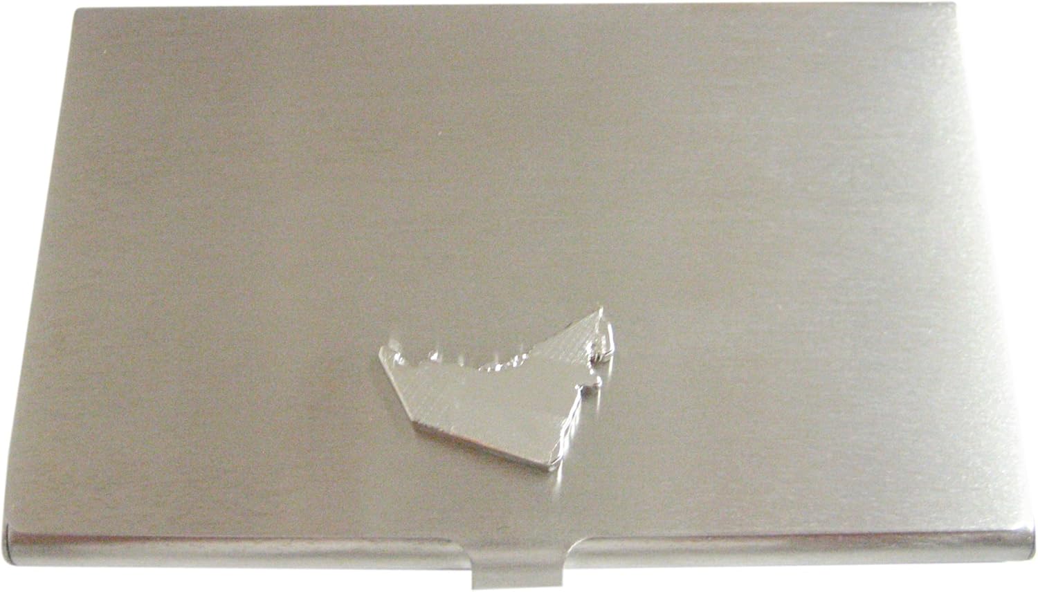 United Arab Emirates UAE Map Shape and Flag Design Business Card Holder