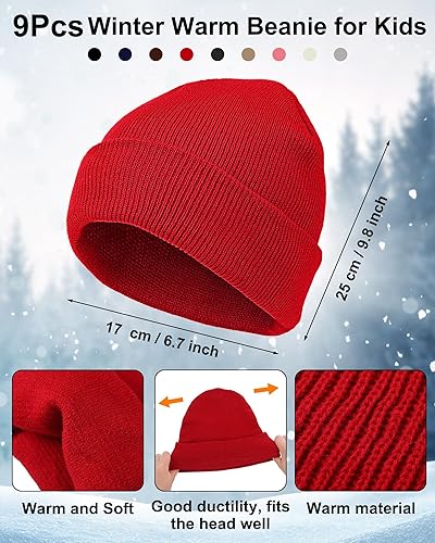 Miniatura 3 de JaGely Conjunto de invierno para niños, gorro, bufanda, guantes a granel para niños y niñas, donación de clima frío