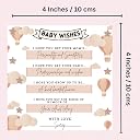 The Decor Cycle, Pack of 20, Baby Shower Decoration Items Baby's Wishes Cards for Friends, Get Fun Advice from Family, 4x4 Inches, gallery image