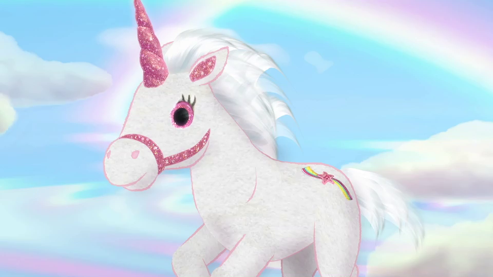 Joy Toy ID55648 - 55648 Kuschelweiches Einhorn Plüschfigur Lica Bella mit LED, Mehrfarbig – Bild 8