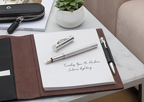 Miniatura 5 de Faber Castell 145562 EF - Pluma estilográfica punta extrafina colección clásica revestimiento de platino importación auténtica