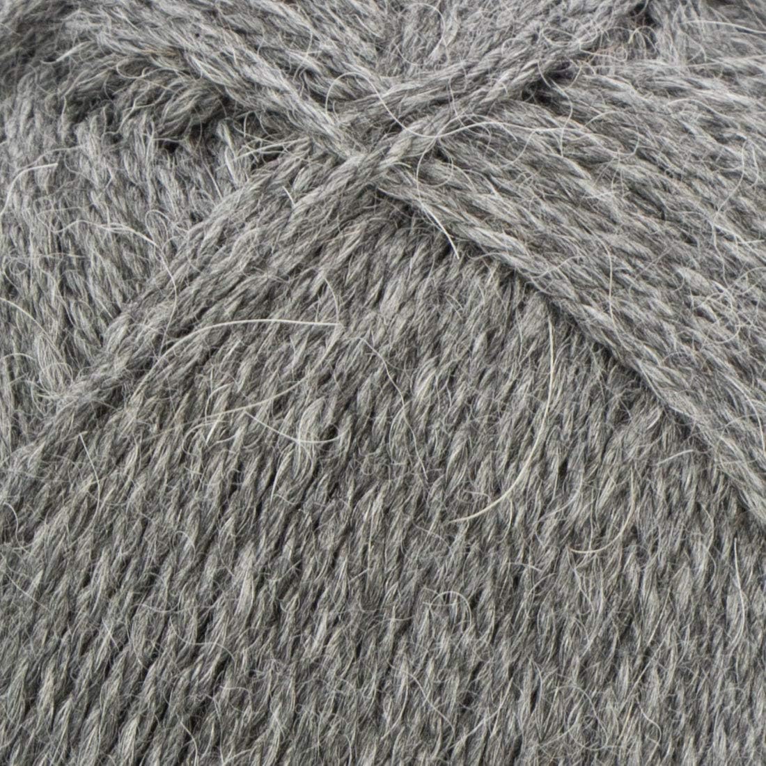 (3 Small Gorgeous Skeins) Alpaca Yarn Blend Umayo [657 Yards Total], #2 Fingering (Grey)