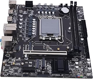 Estink LGA 1700 Gaming Motherboard, H610 ATX Desktop Board Supports 12th 13th 14th Gen Processors with DDR4 3200MHz Dual Channel M.2 NVME Slot DisplayPort