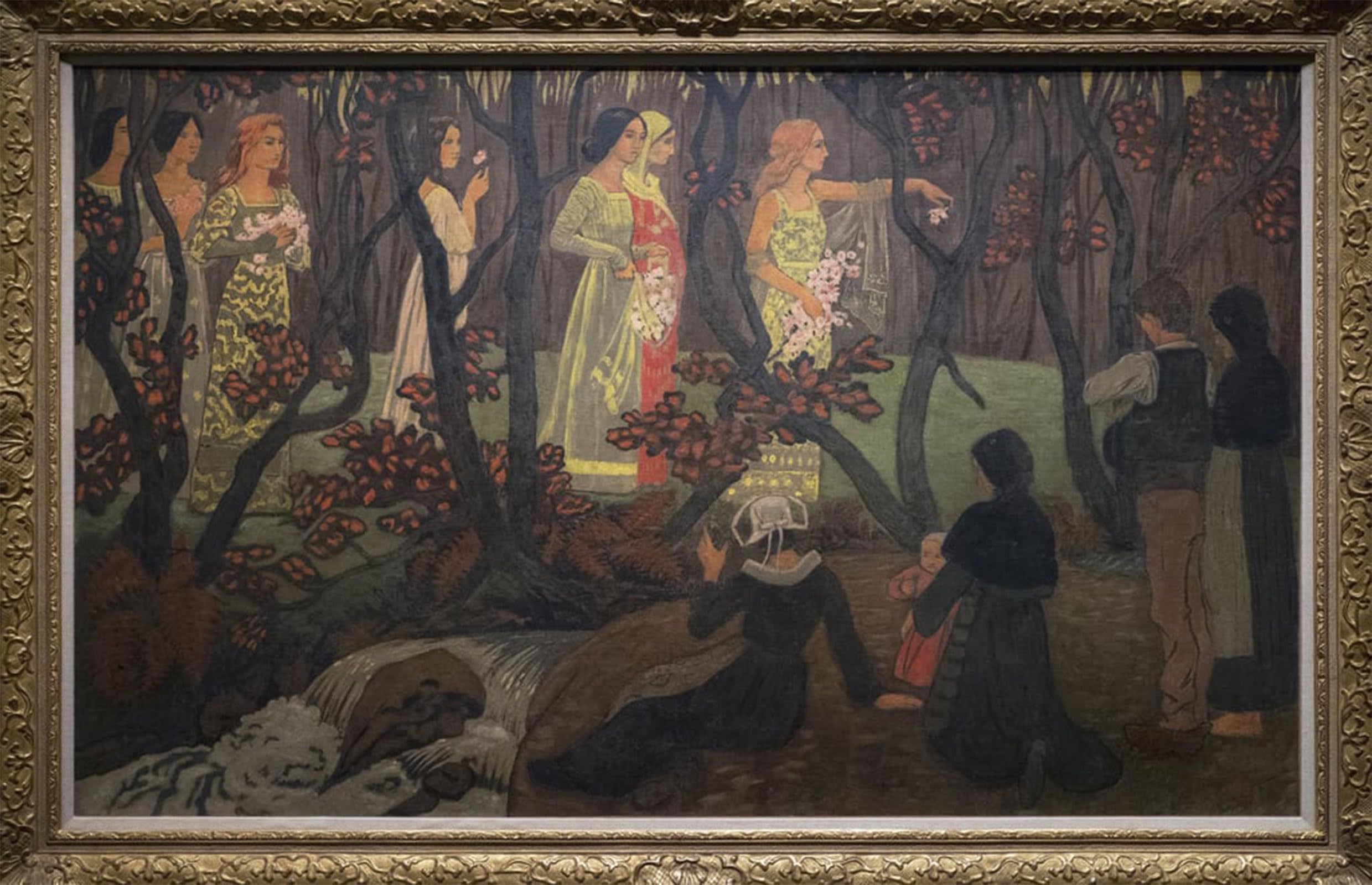 ARTXLXXBN Famous Prints Artwork Pictures Poster Painting Art Unbekanntes Bild by Paul Sérusier Artwork Landscape Pictures for Home Decor 60x90cm