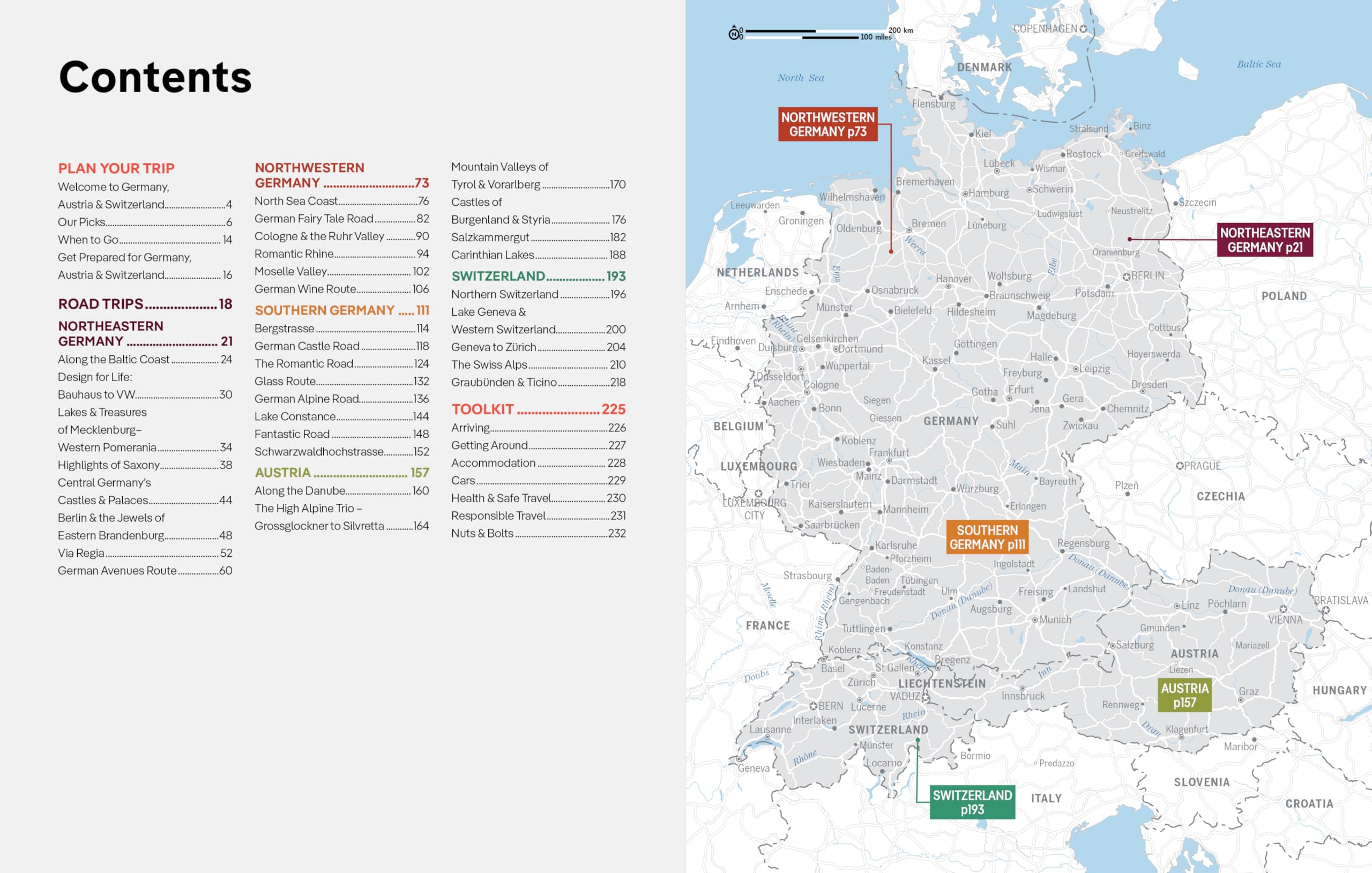 Best Road Trips Germany, Austria & Switzerland 3ed -anglais-: best road trips : escapes on the open road