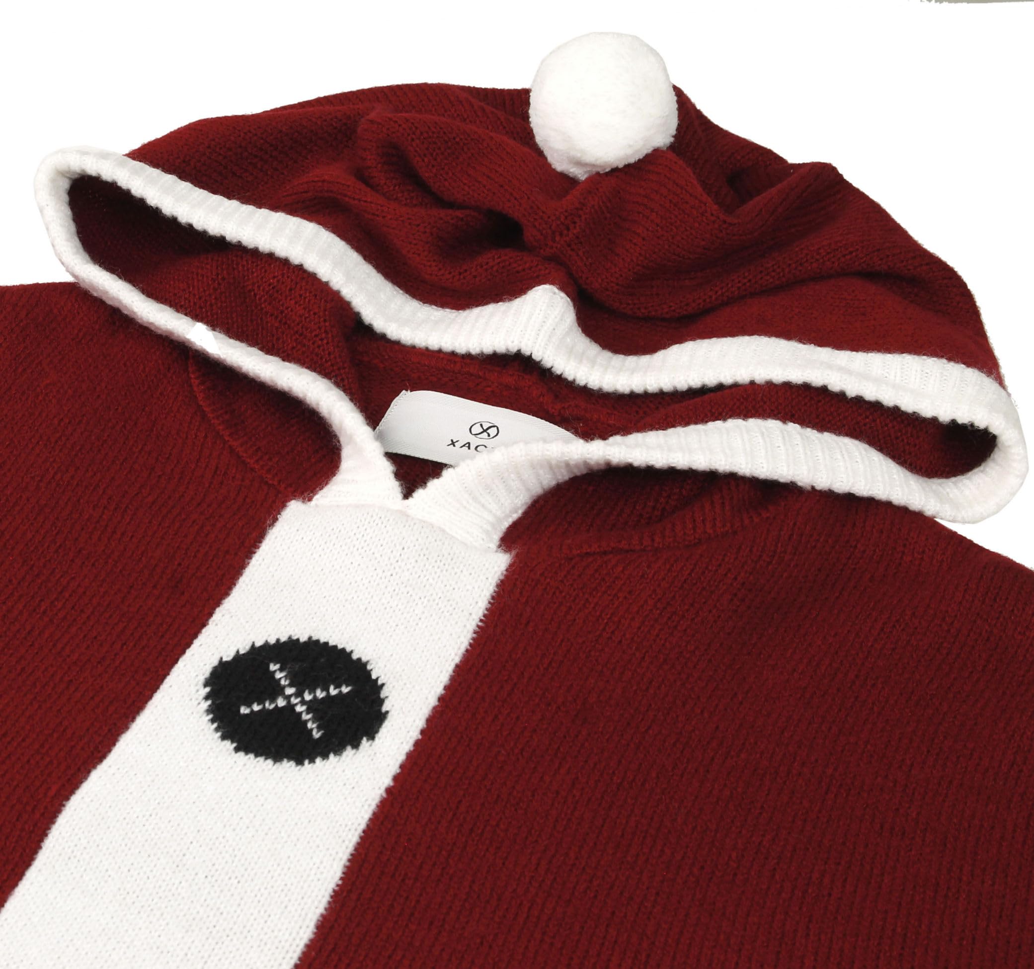 Xact novità Maglione Natalizio con Cappuccio da Uomo