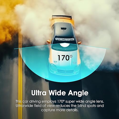 Miniatura 6 de RexingUSA Cámara de tablero de 1080p con tarjeta de 32 GB, grabadora FHD, ángulo de 170, visión nocturna, sensor G, modo de estacionamiento,