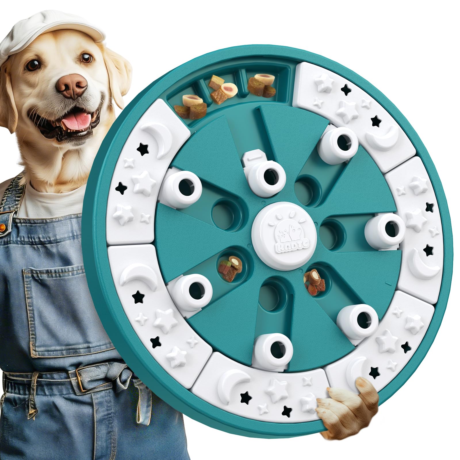Pet Supplies : KADTC Dog Puzzle Toy, Large Size, 2 Levels of Step