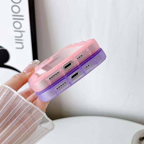 Vista 13 de FABSPARK - Funda para iPhone 14 Pro Max, diseño simple, marco ondulado, estética, silicona suave, color beige