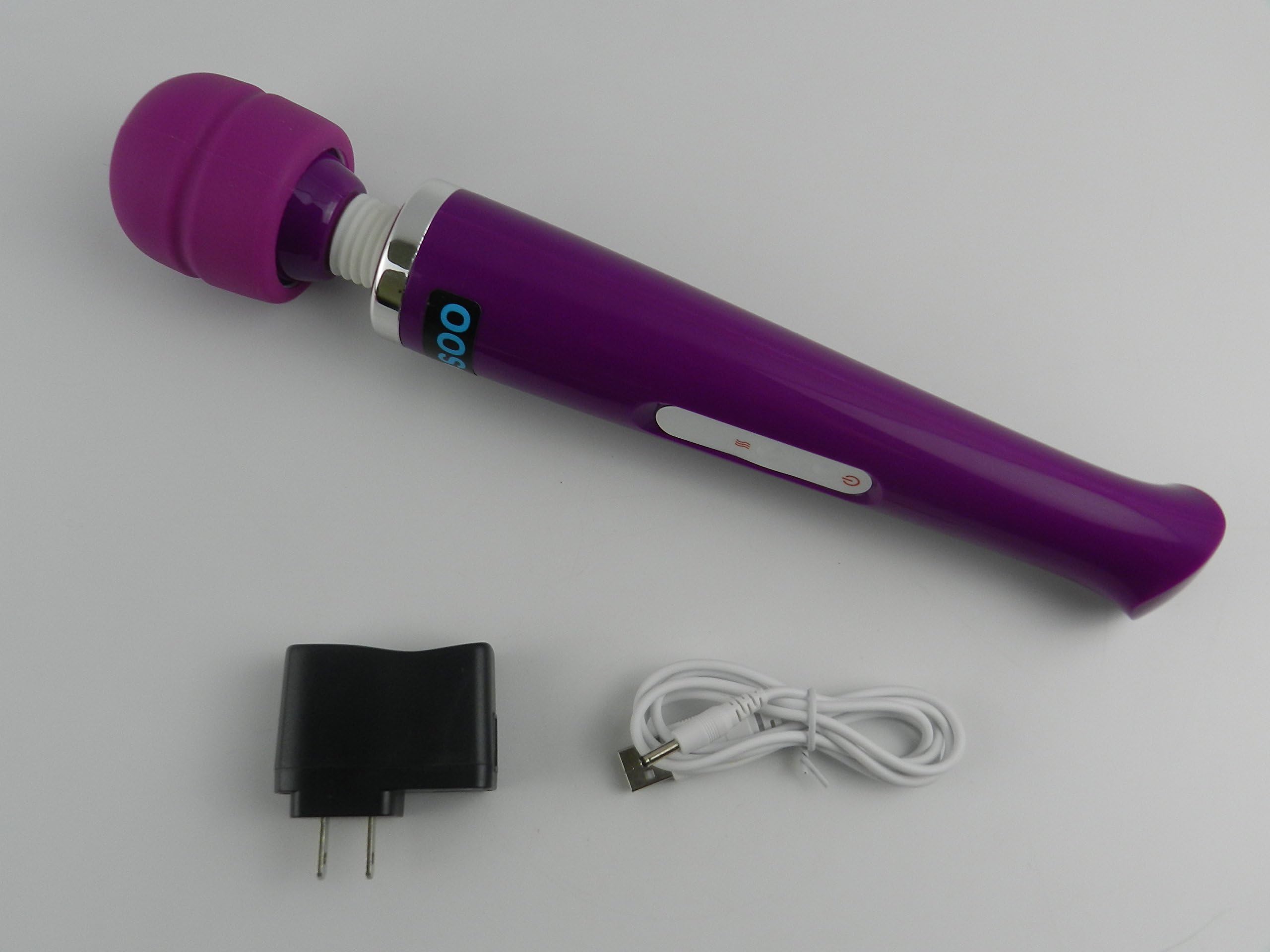 Wasooo (TM) Magic Wand Personal Massager 10 Speeds Powerful Motor for Strong Vibrations (Purple)Selling By Wasooo