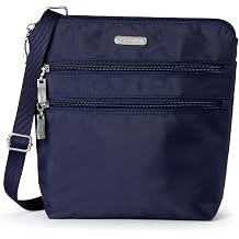 Baggallini Women's Essential Crossbody Bag Built-in RFID Card Holder-Cross Body Purse with Quick-Access Phone Pocket