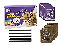 Vista 42 de Fusion Select Auténtico kit de té de burbujas extra rico (5 paquetes), bebida de té de burbujas, perlas de tapioca Boba, pajitas, sabores populares