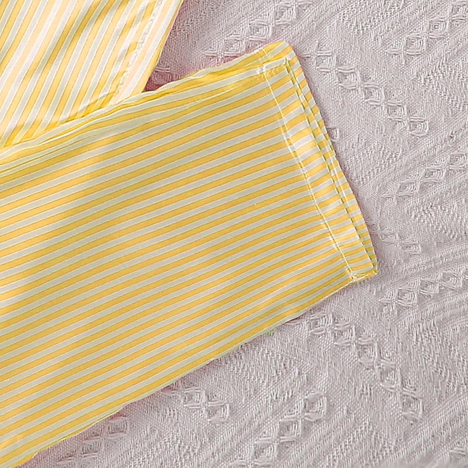 Boys Girls Striped 𝐏ajamas Long Sleeve Satin 𝐏a𝐣ama Set Tween Button Down 𝗦ilk 𝐏ajamas with Long Pants 𝐋oun𝐠ewear