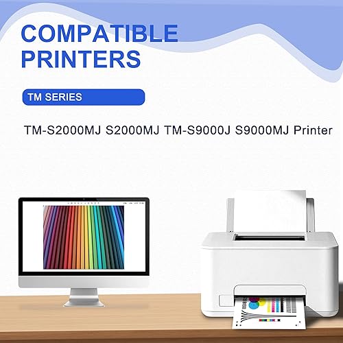 Miniatura 3 de SJIC18K Cartucho de tinta SJIC18 (K) Tinta C33S020484 compatible con impresora TM-S2000MJ S2000MJ TM-S9000J S9000MJ, negro