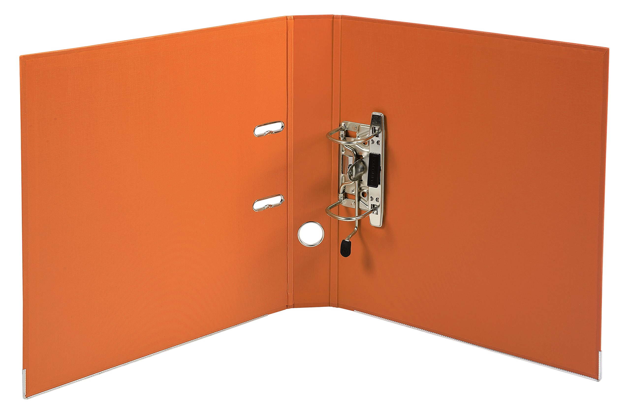 Exacompta 53144E 10er Pack Premium Kunststoff-Ordner Prem´Touch. 5 cm schmal DIN A4 MAXI Ringordner Aktenordner Briefordner Büroordner Plastikordner Schlitzordner orange