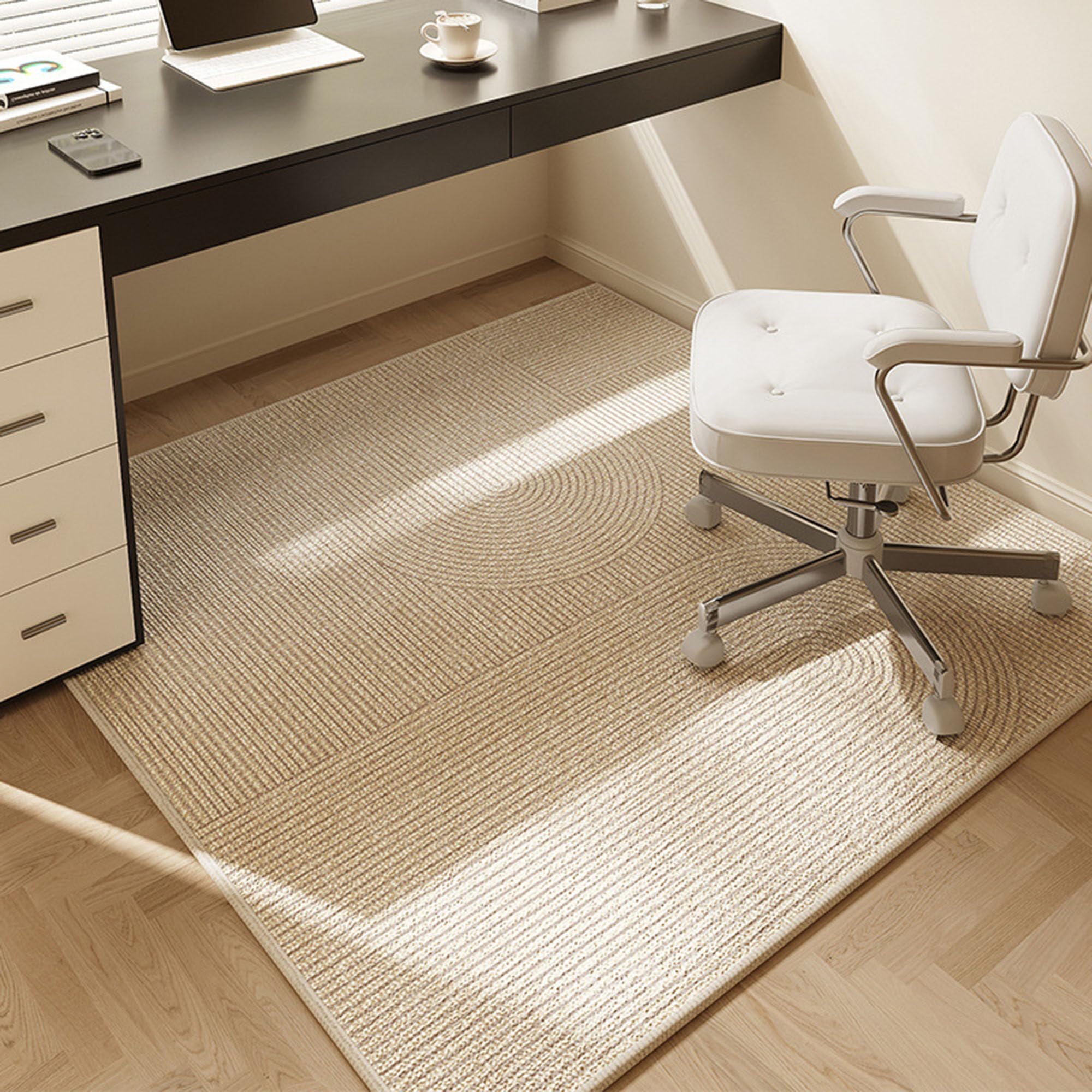 Stuhlmatten, rutschfeste Hartbodenschutzmatten, Gaming-, Rollstuhl- und Computerstuhl-Matten für Zuhause und Büro (160 x 120 cm, Stil 3)
