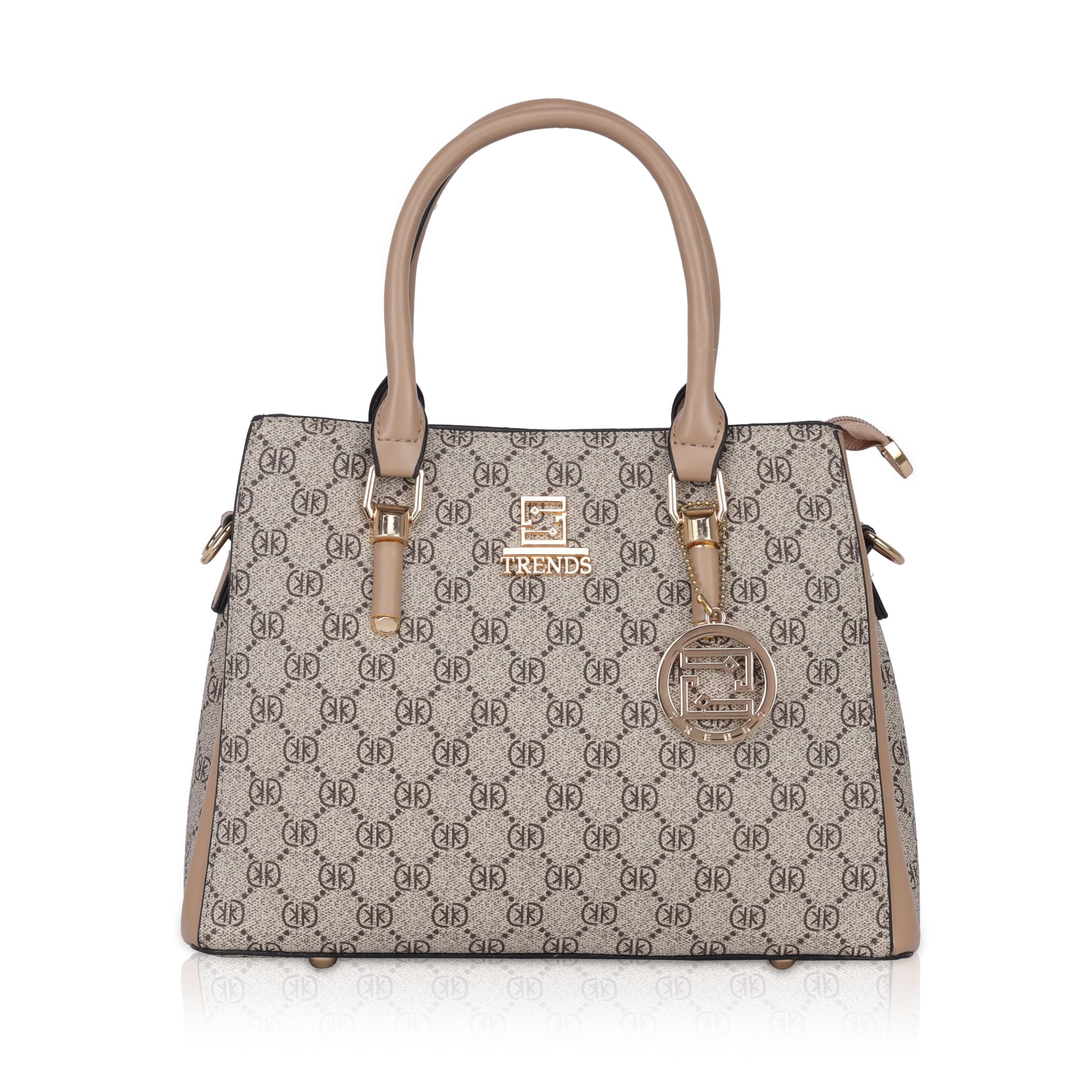 Pu Leather Sophisticated Prints And Classy Handles: Unveiling Our Pvc Designer Ladies Handbag Collection