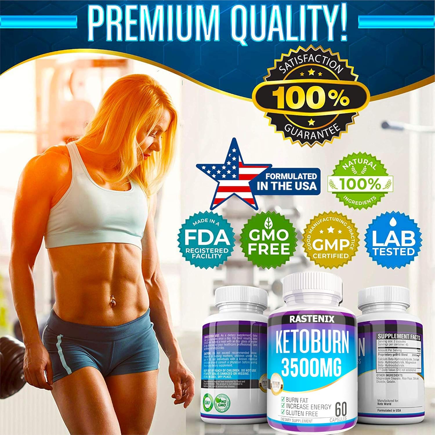 Keto Pills - 3X Potent (2 pack | 120 Capsules) Diet Pills - Help with Energy and Metabolism - Exogenous Keto BHB Supplement for Women and Men : Health & Household