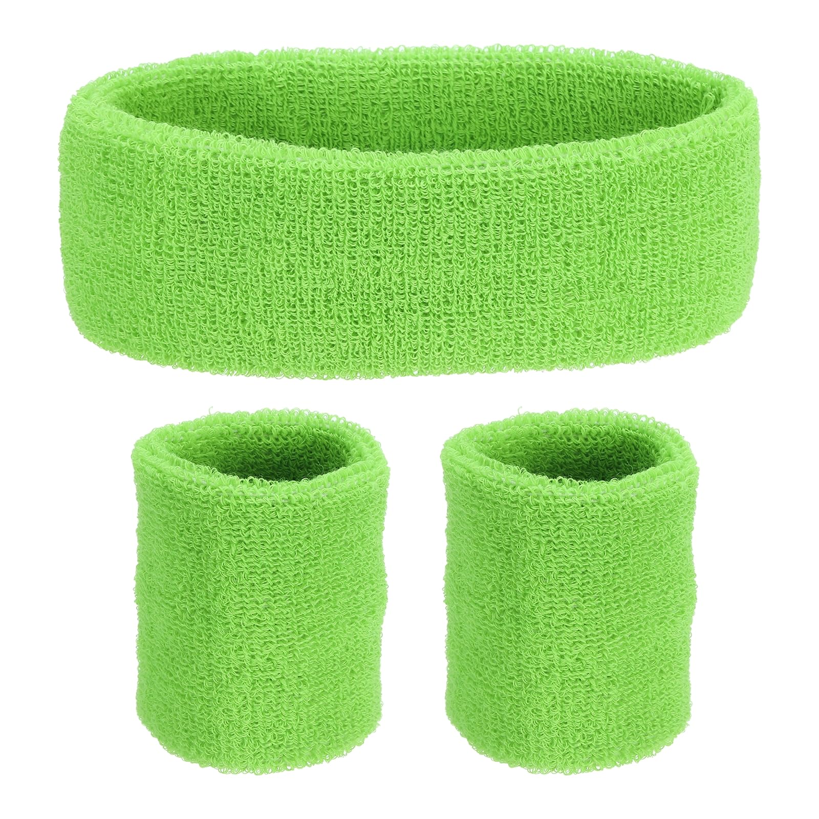 PATIKIL Sports Wristbands Headband Set
