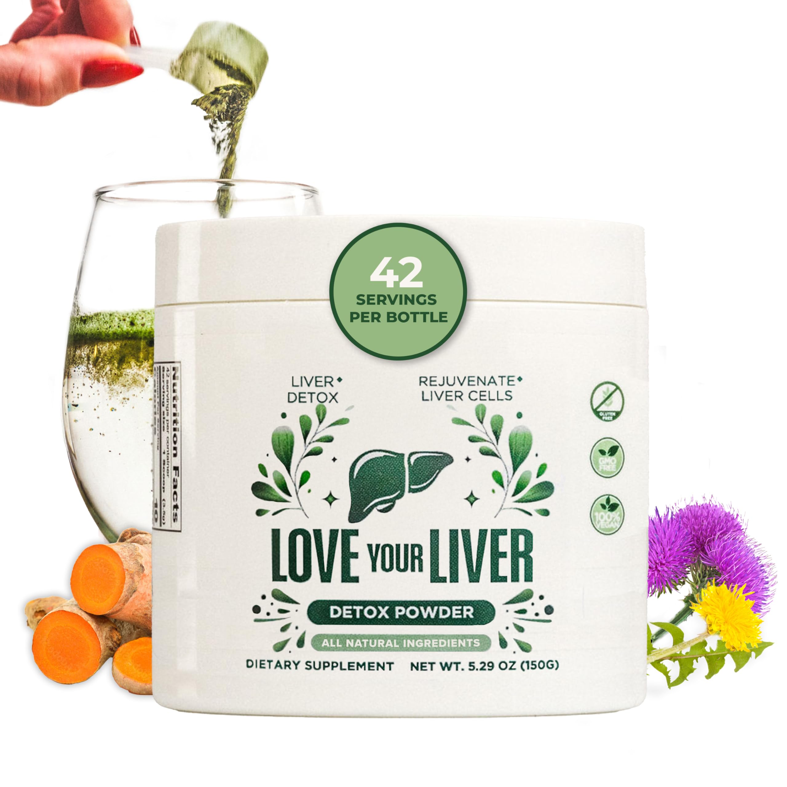 Sentia Liver & Kidney Natural Detox – 60 Herbal Capsules, Artichoke & Choline Complex