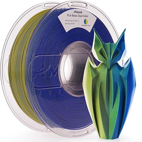 Miniatura 22 de Amolen - Filamento PLA para impresora 3D, Filamento PLA de alta velocidad de 600 mm/s 1.75 mm verde bosque, 1 kg/2.2 lb, precisión dimensional +/-