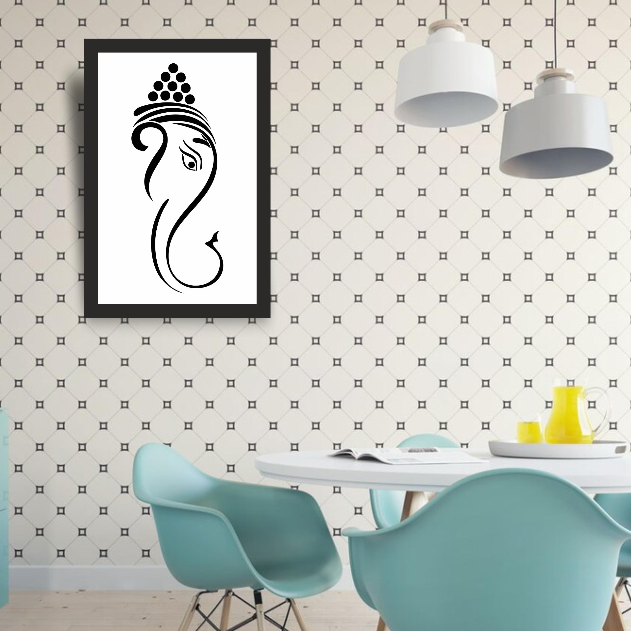 Grand Monochrome Ganesha: 20x30