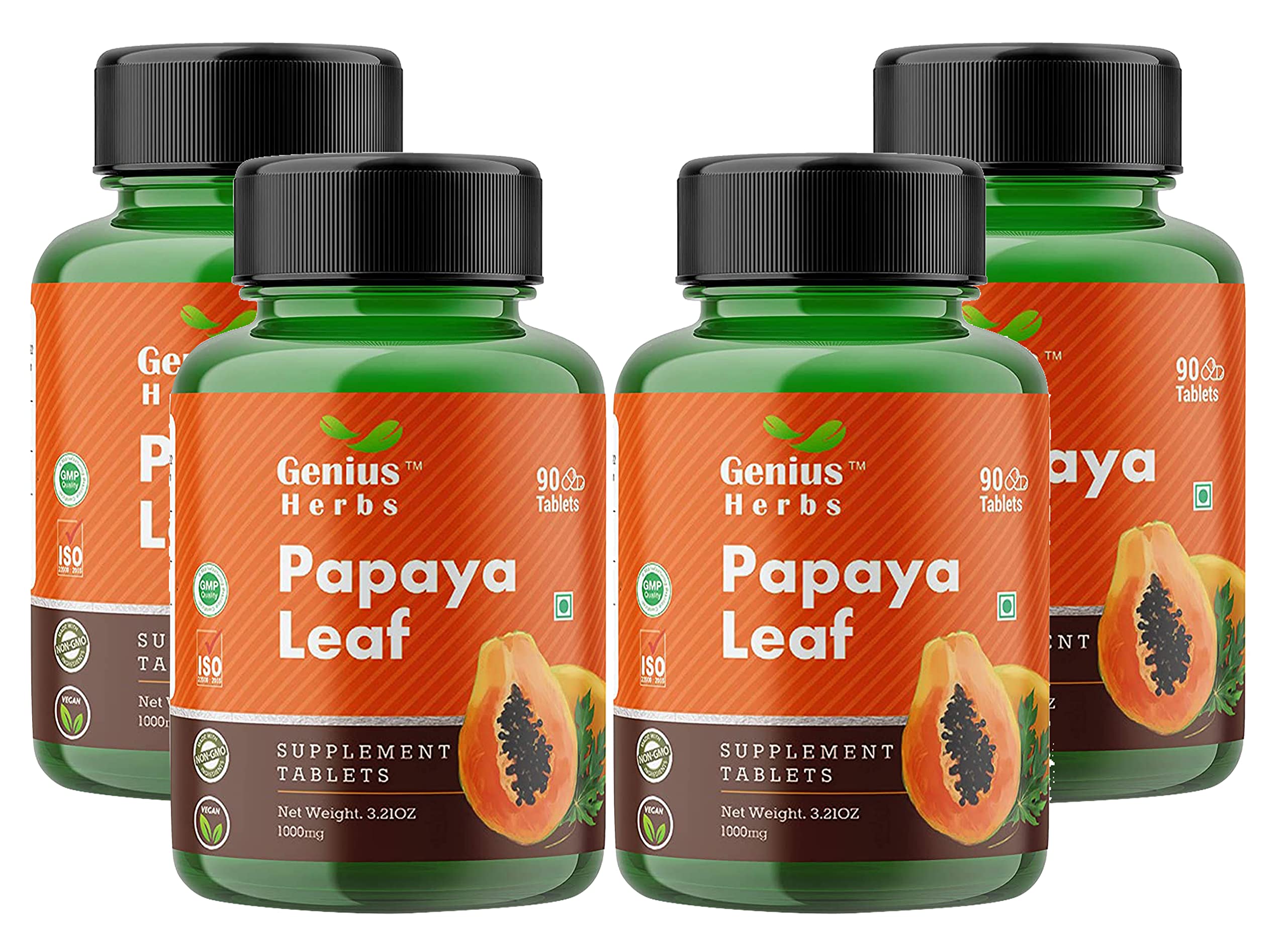 See full amazon price history chart for Genius Herbs Papaya Leaf Tablets 1000 mg Per Serving | Carica Papaya Leaf Tablets 500 mg 180 no.s| Boosts Immunity | Natural Detox | 45 Days Supply (Pack of 4) Genius Herbs Papaya Leaf Tablets 1000 mg Per Serving | Carica Papaya Leaf Tablets 500 mg 180 no.s| Boosts Immunity | Natural Detox | 45 Days Supply (Pack of 4) (B09JZG13VR) Amazon Price History, Amazon Price Tracker