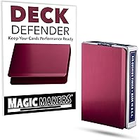 Vista 1 de Magic Makers Funda para cartas Deck Defender - Rojo rubí