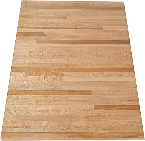 Miniatura 5 de CONSDAN Encimera de bloque de carnicero, encimera de madera maciza de arce duro cultivado en Estados Unidos, encimera de lavadoralavandería, parte