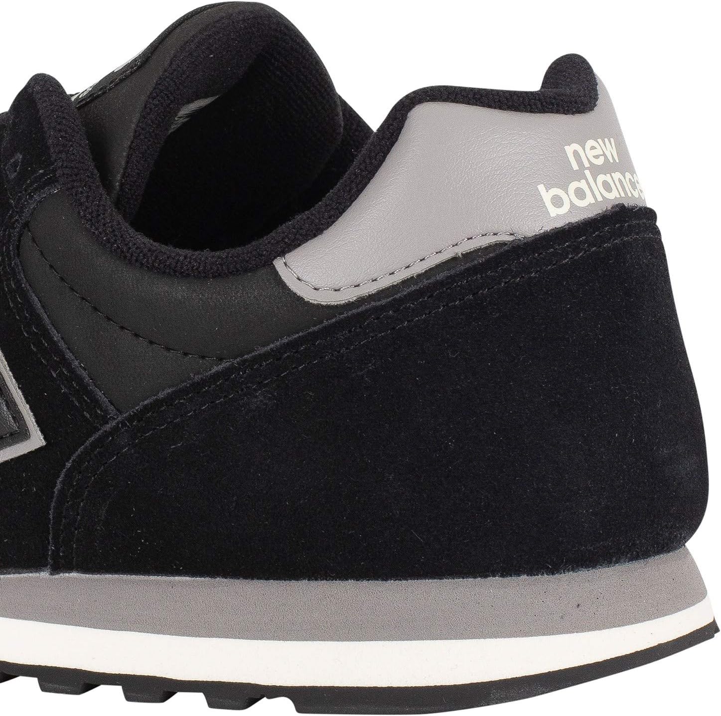 New Balance 373 True Black Suede Trainers