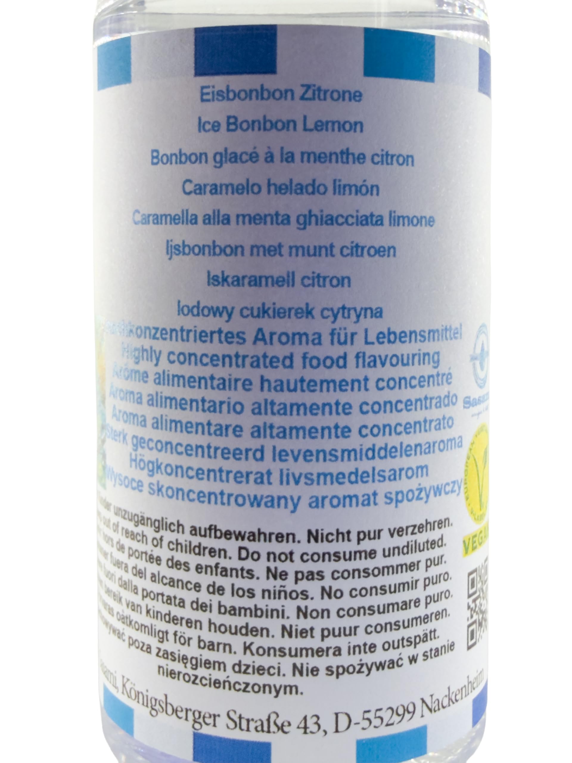lodowy cukierek cytryna aromat koncentrat – Wegański – Sasami – 100ml