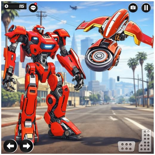 Ultimate Flying Robot Bike Transforming Games - Futuristic Motorcycle Ramp Stunts Driving - Rescue City from Gangster Shooter Attack - Grand Miami Racing Mission Simulator - World Mega Battle Fighter