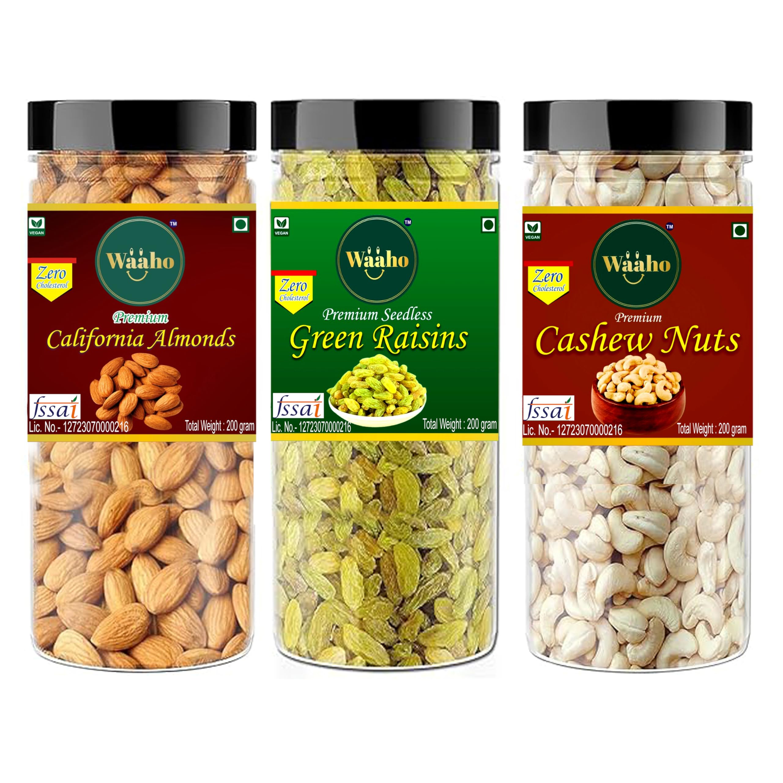 WAAHO Premium Nut & Fruit Blend: Cashews, Almonds, and Raisins (600) (B0CZ9Q2LWC) Amazon Price History, Amazon Price Tracker