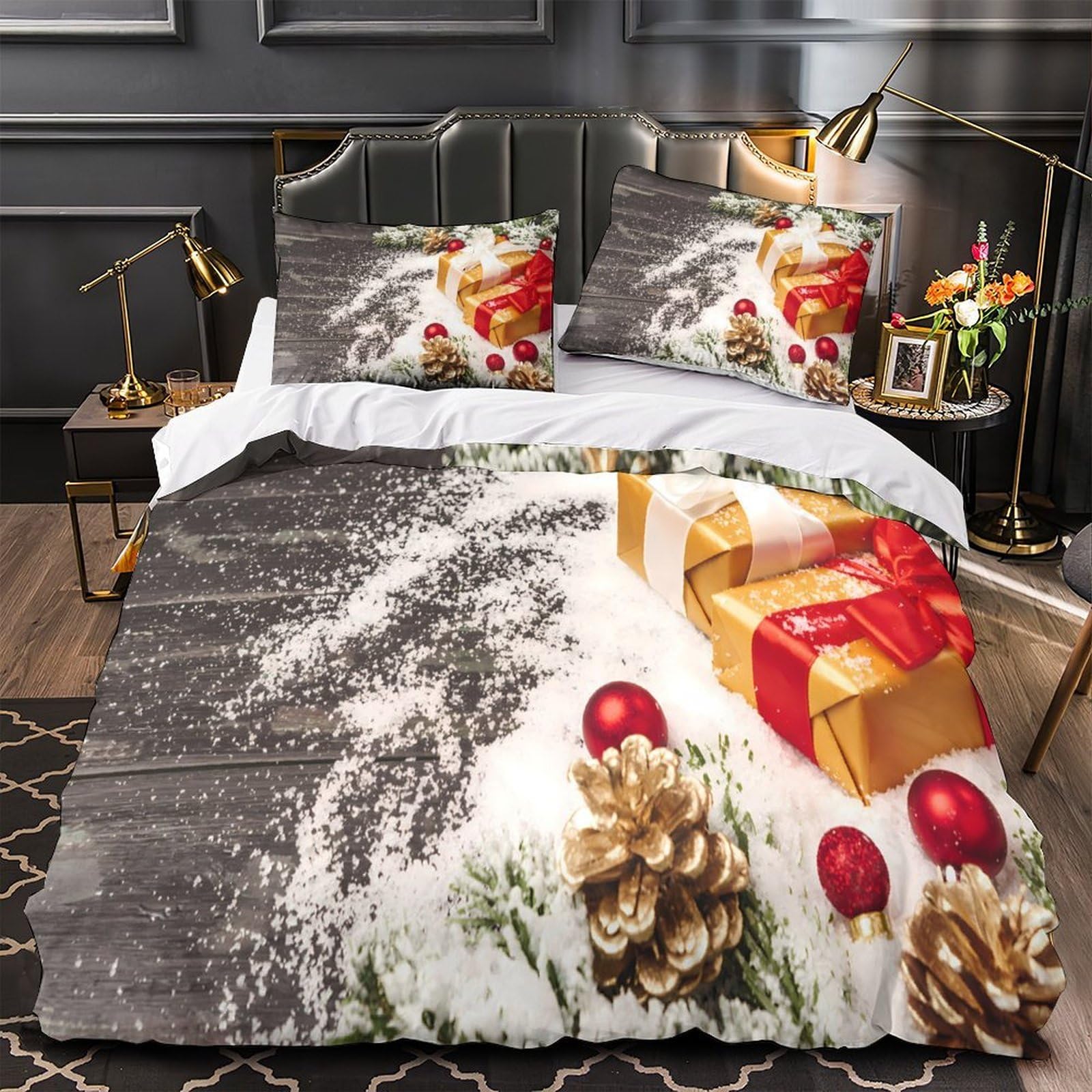 Housse de couette 135x200 microfibre supérieure pour homme