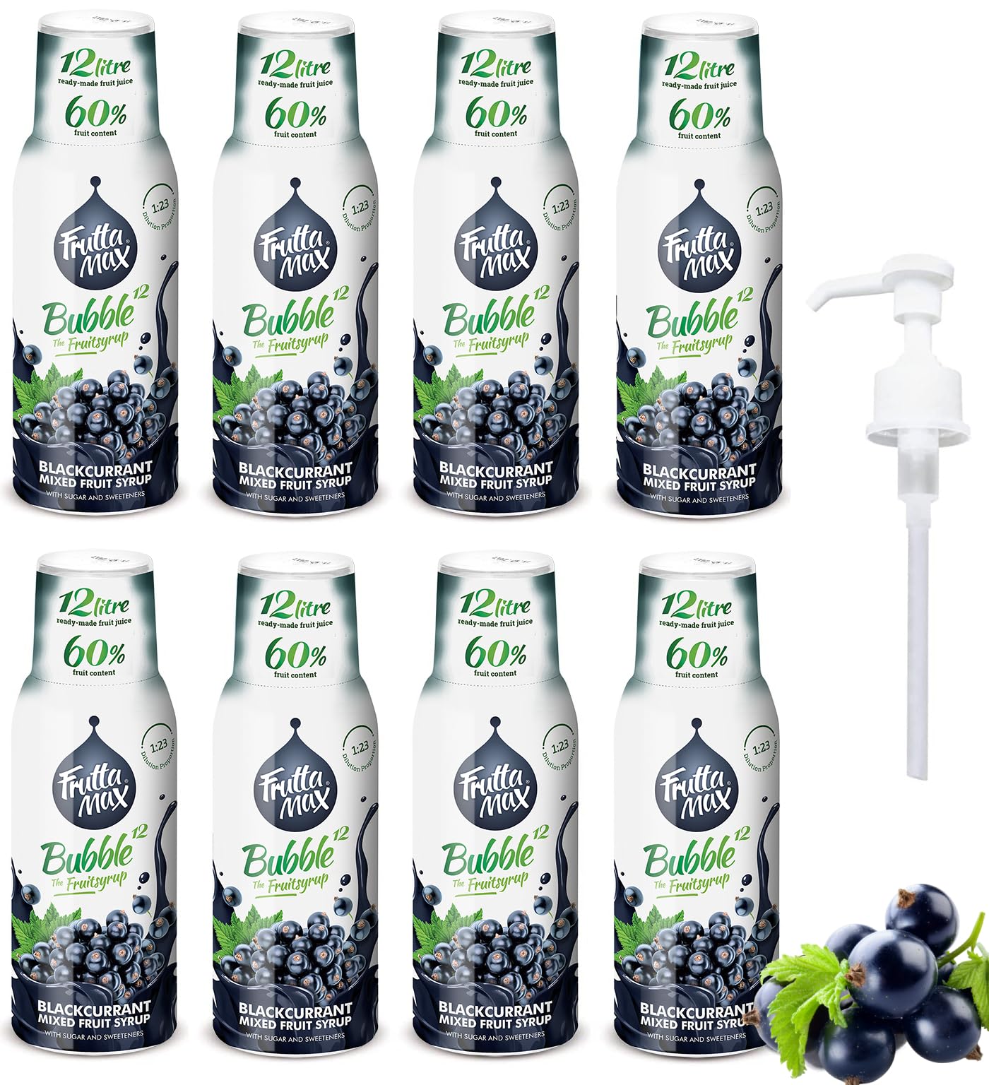 FruttaMax Energy Drink Syrup – Fizzy Caffeinated Syrup with Low Sugar | Soda Maker Compatible, Great for Active Lifestyle 500ml - ThunderMax — view 41