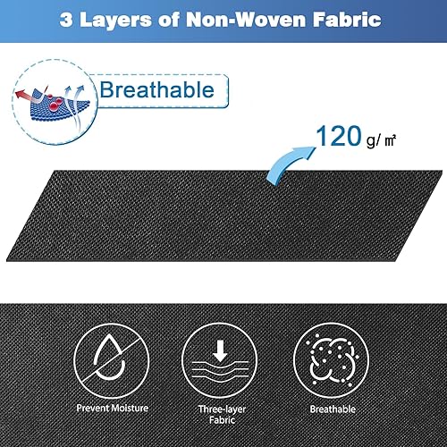 Miniatura 4 de Fixwal Paquete de 6 contenedores de almacenamiento plegables de 48 litros para organizar ropa, dormitorio, edredón, armario, dormitorio, suéter,